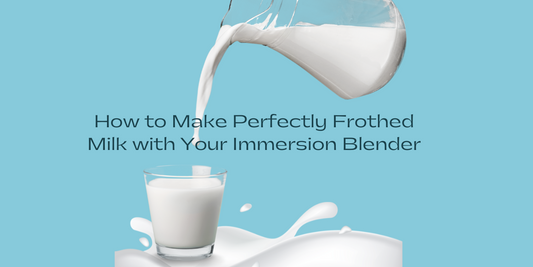 How to Make Perfectly Frothed Milk with Your Immersion Blender