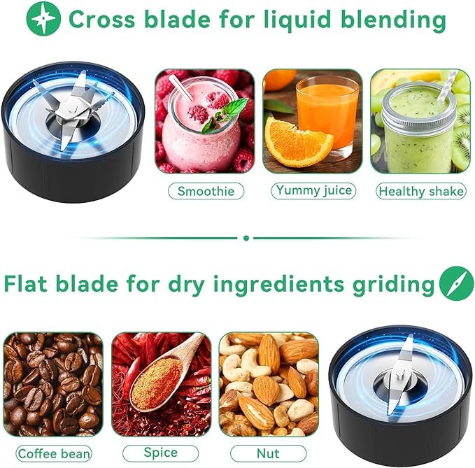 Abuler BL311B Powerful 900W Blender for Shakes and Smoothies with To-Go Cups