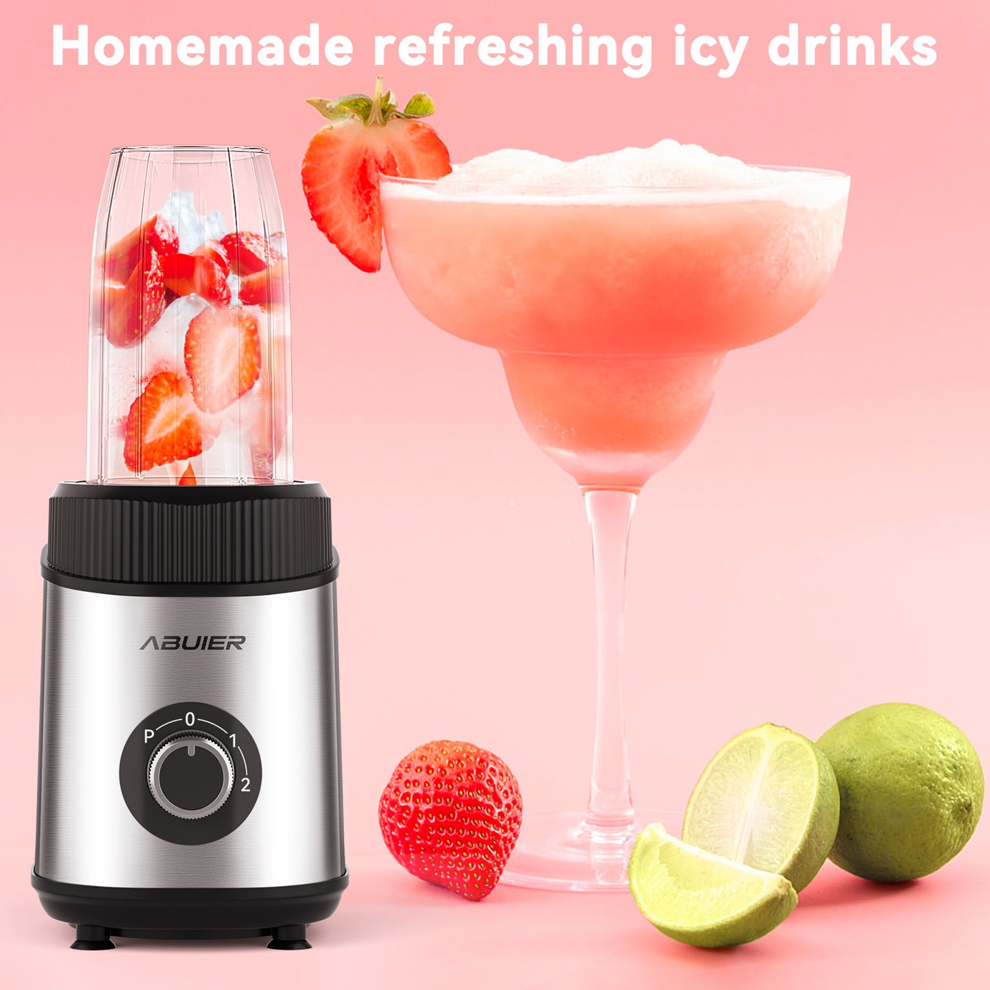 Abuler BL311B Powerful 900W Blender for Shakes and Smoothies with To-Go Cups