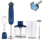 Immersion Blender Hand Blender, Abuler 800W Hand Mixer Stick, 5-in-1, 12 Speed BPA-Free Stick Blender 304 Stainless Steel, Chopper, Whisk, Milk Frother, Beaker, Smoothies, Milkshake, Purée Baby Food, Sauce, Dips, Mayo