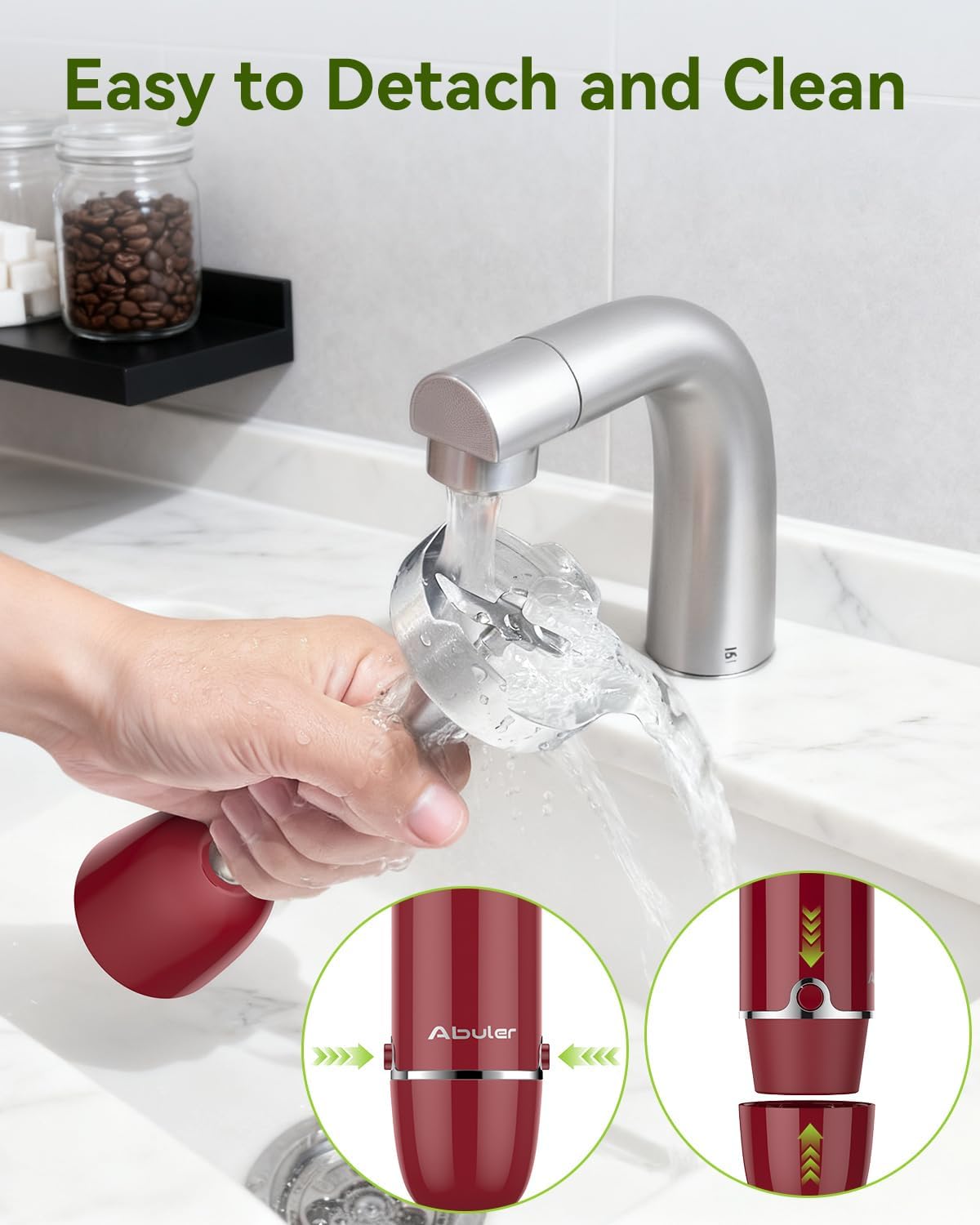 Abuler Immersion Hand Blender | Red