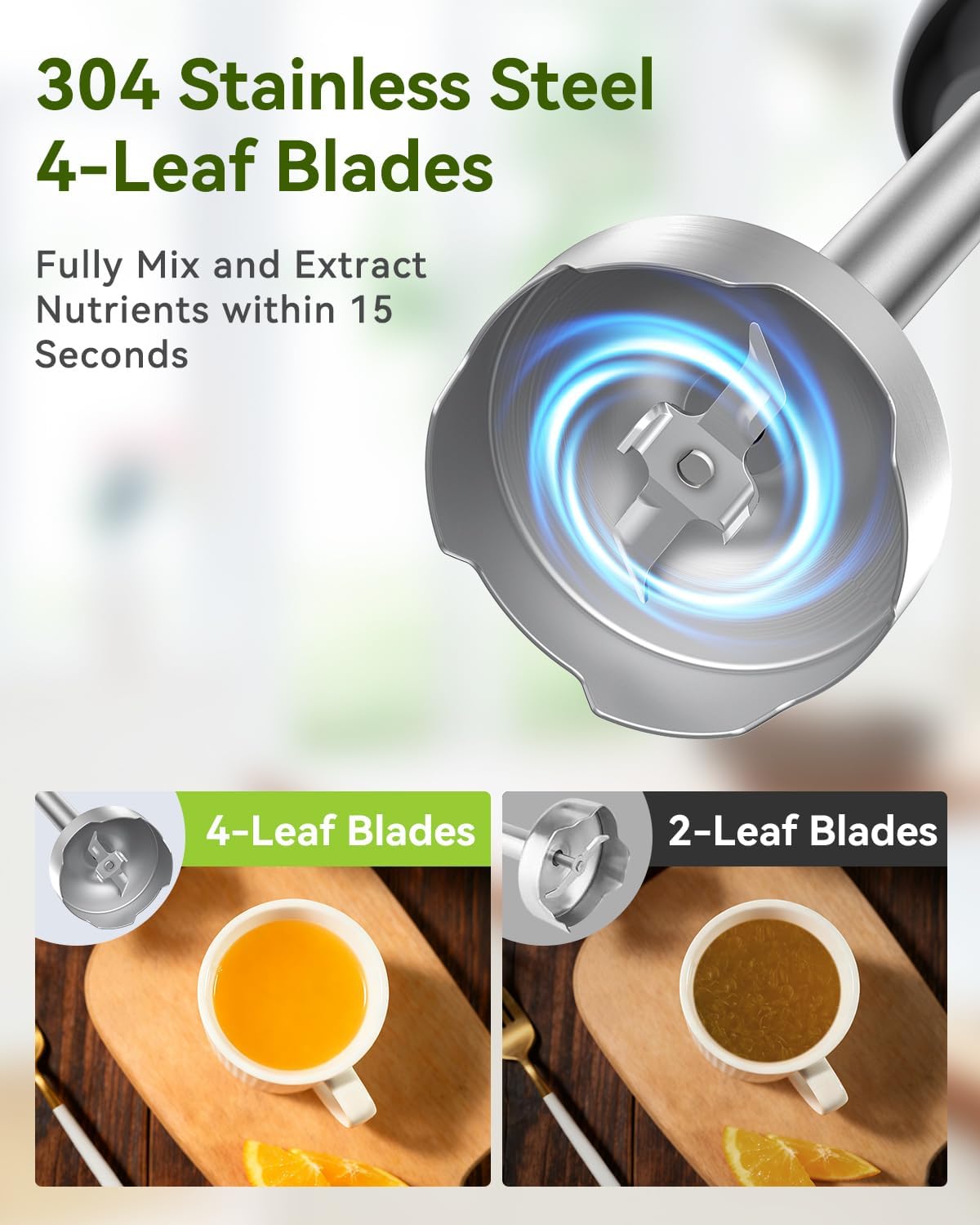 Abuler Immersion Hand Blender | Black