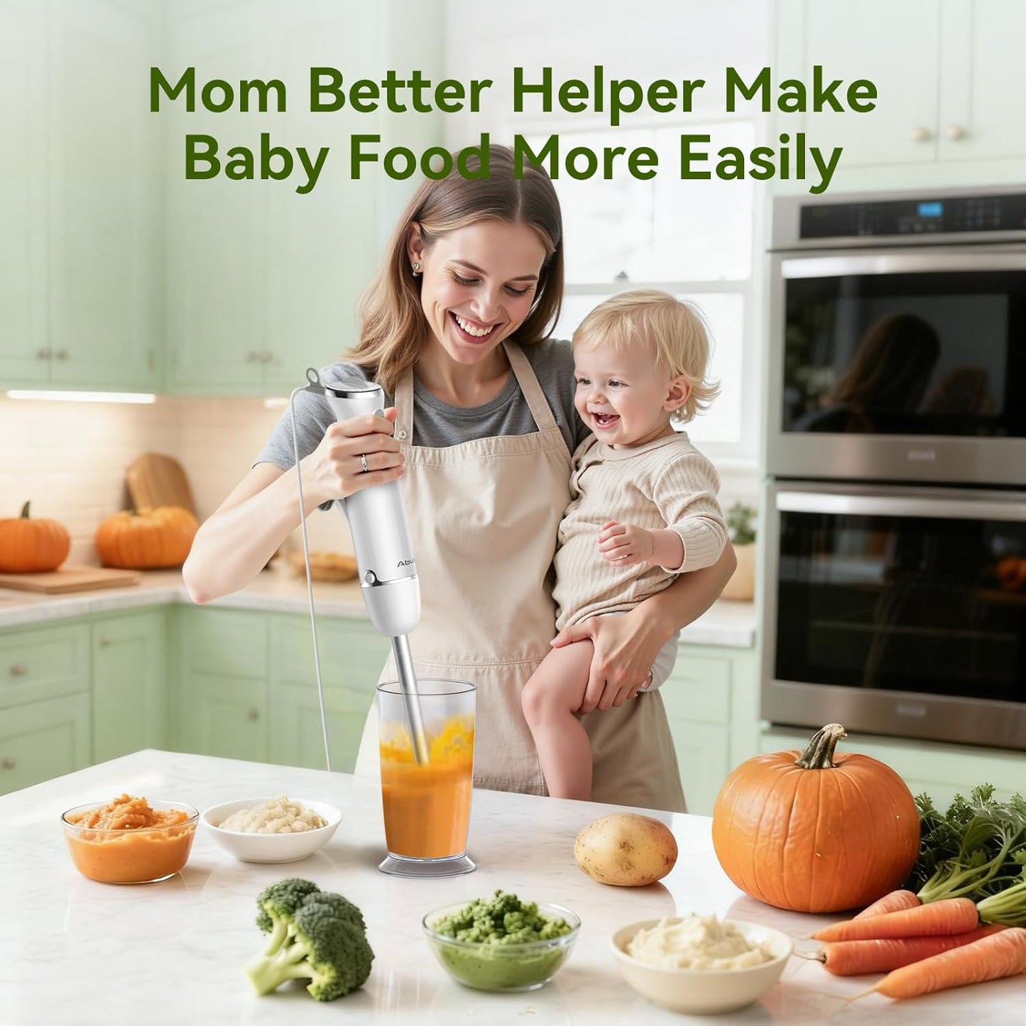 Abuler Immersion Hand Blender | White