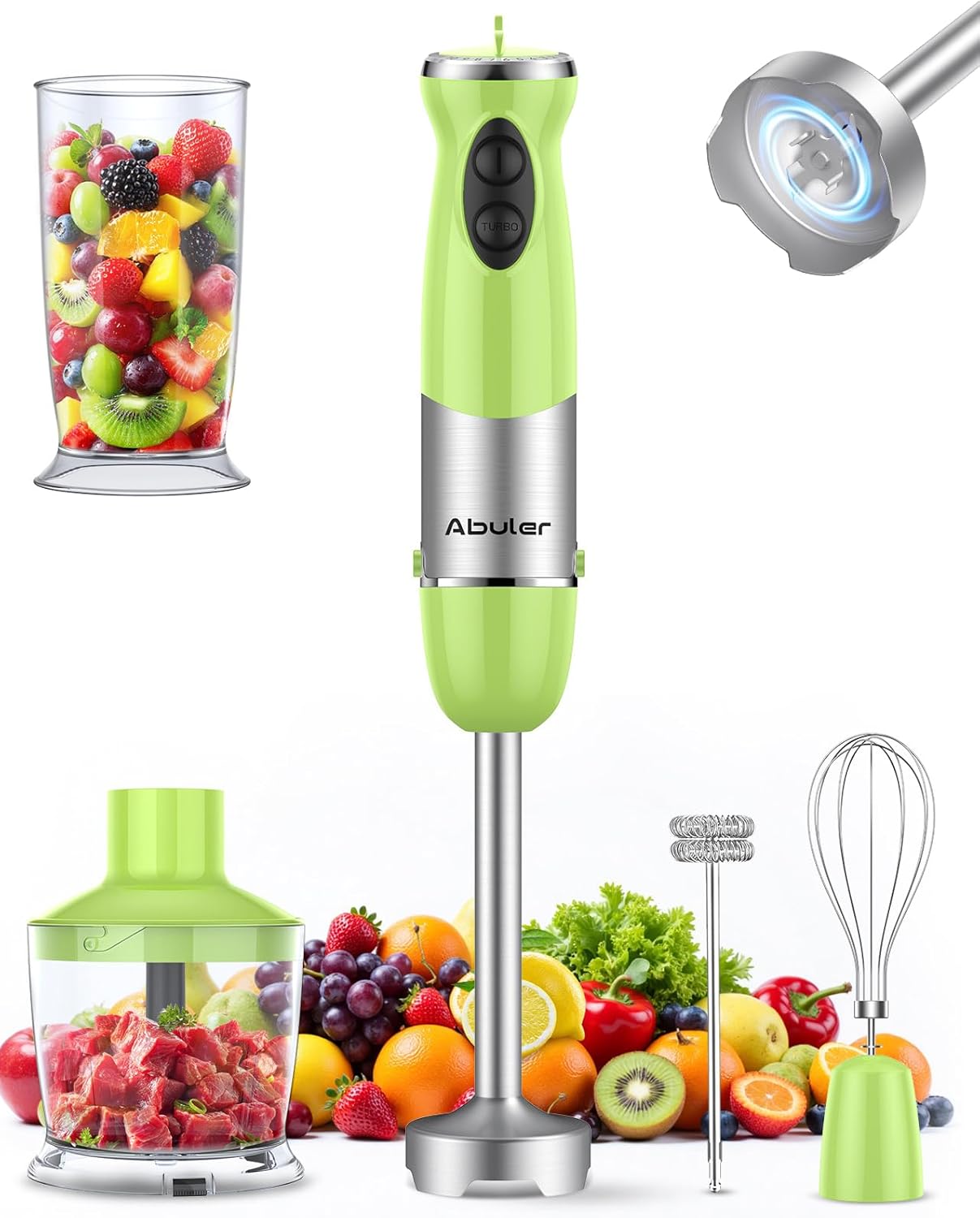 Abuler Immersion Hand Blender | Green