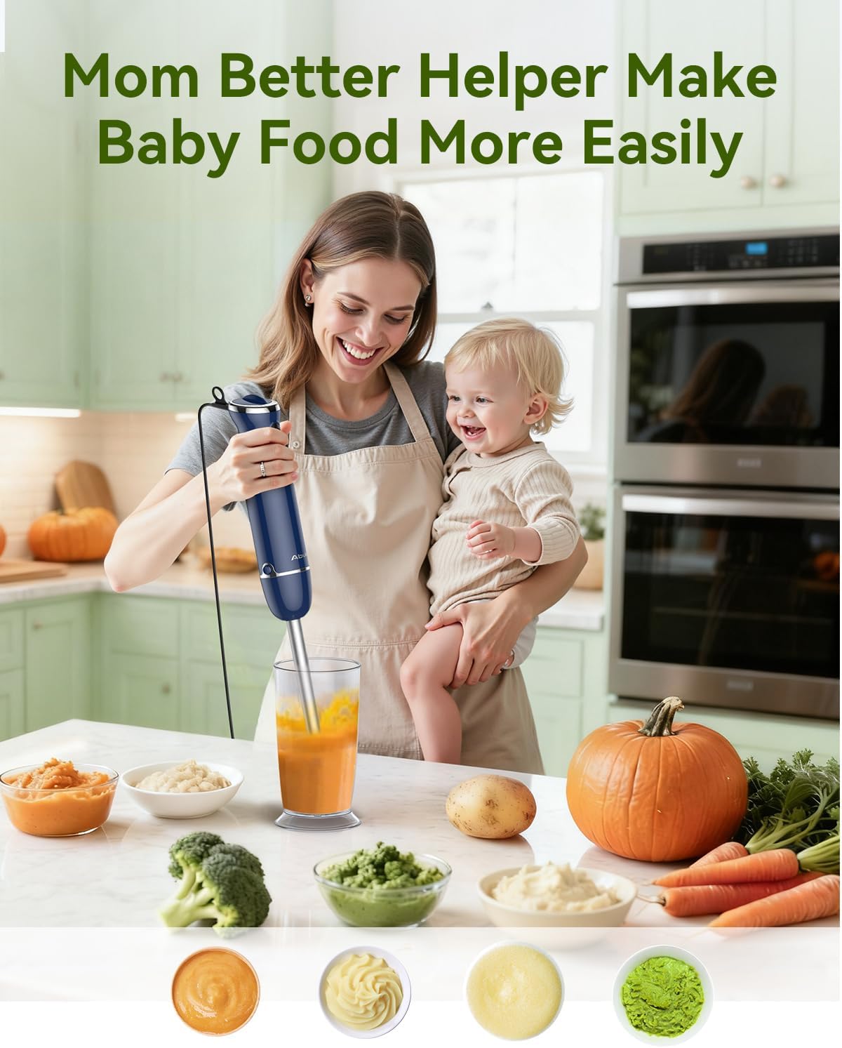 Abuler Immersion Hand Blender | Blue